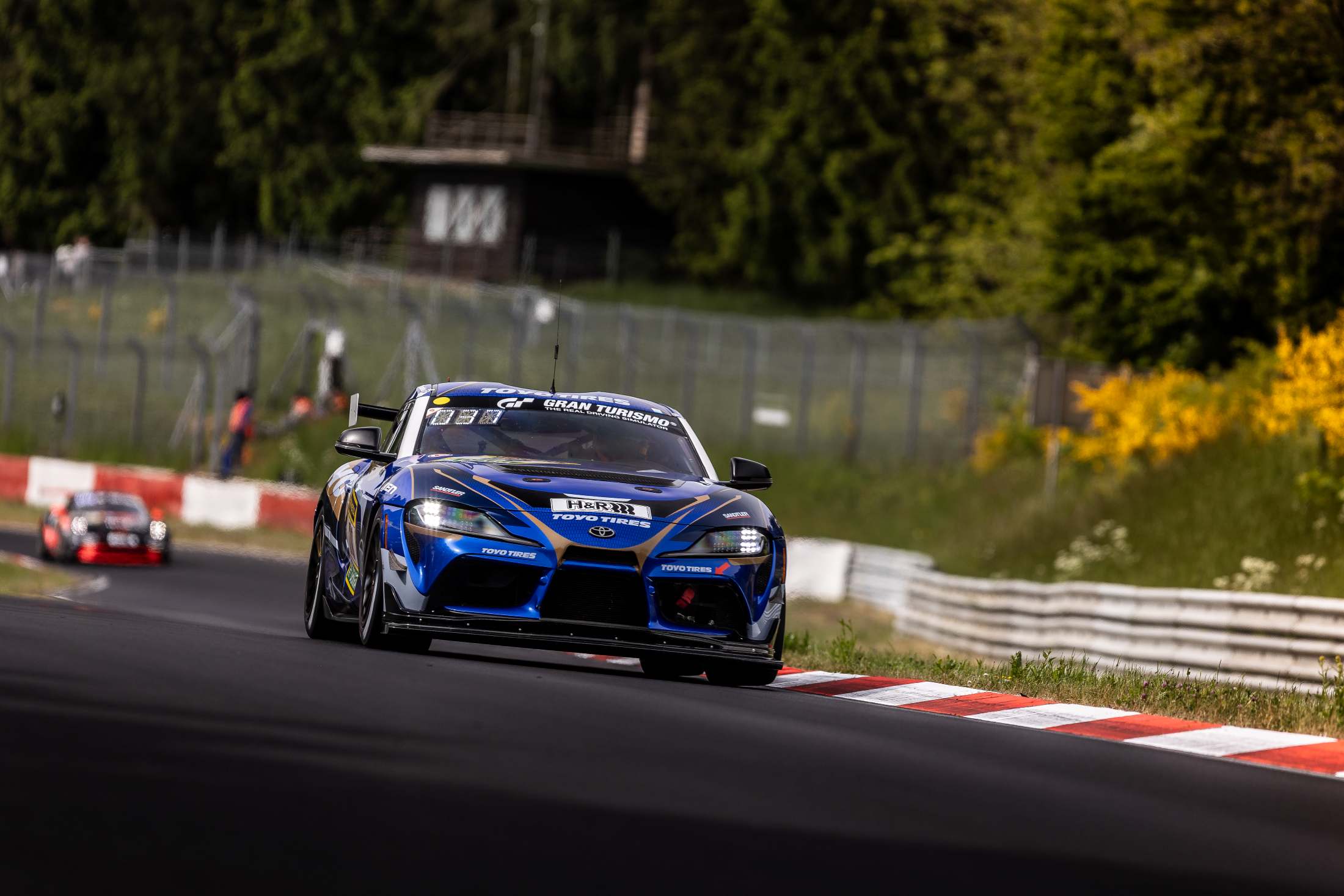 Toyota Supra Toyo Tires race car in NLS8